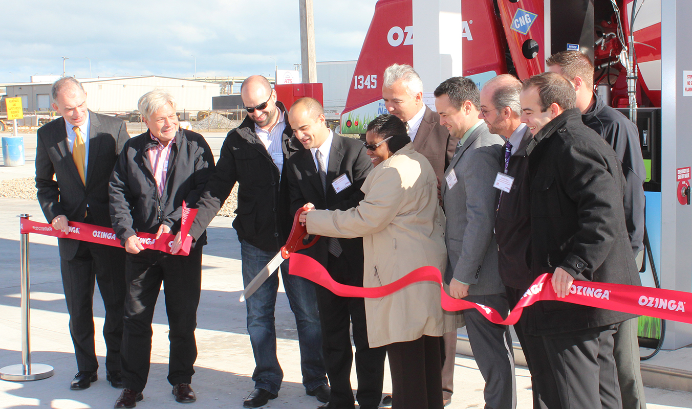 Ozinga Energy Gary CNG Fueling Station Ribbon Cutting